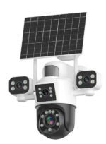 4 lens solar 4G camera